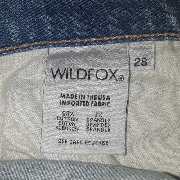🥳HPx2🥳 NWT, Wildfox The Marianne Mid-Rise in Poetry Jeans - Picture 2 of 15